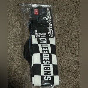 Troy Lee designs GP Motocross Sock Coolmax Checkers Size S/M (6-9)